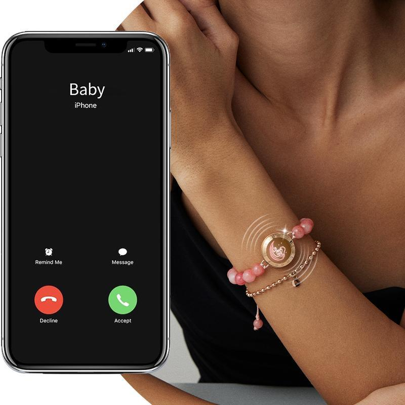 【Creative Gifts】totwoo Sun&Moon Touch Bracelets Functional Love Connect Gift For Boyfriend or Girlfriend or your Familay 【Creative Gifts】totwoo Sun&Moon Touch Bracelets Functional Love Connect Gift For Boyfriend or Girlfriend or your Familay