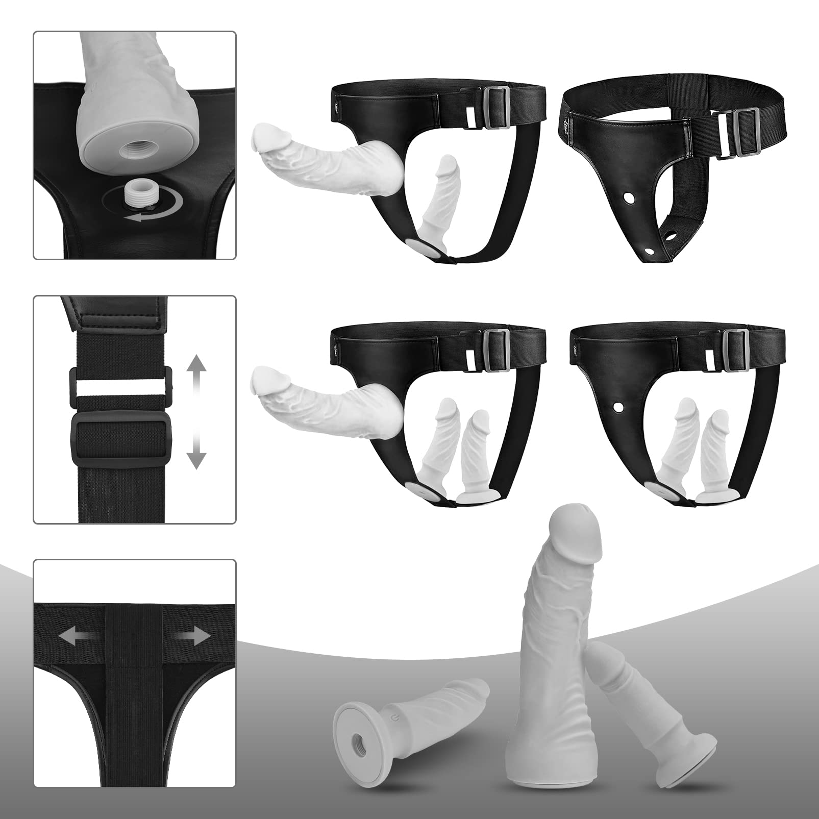 Harness Strap-On Vibration Realistic Dildos Harness Strap-On Vibration Realistic Dildos