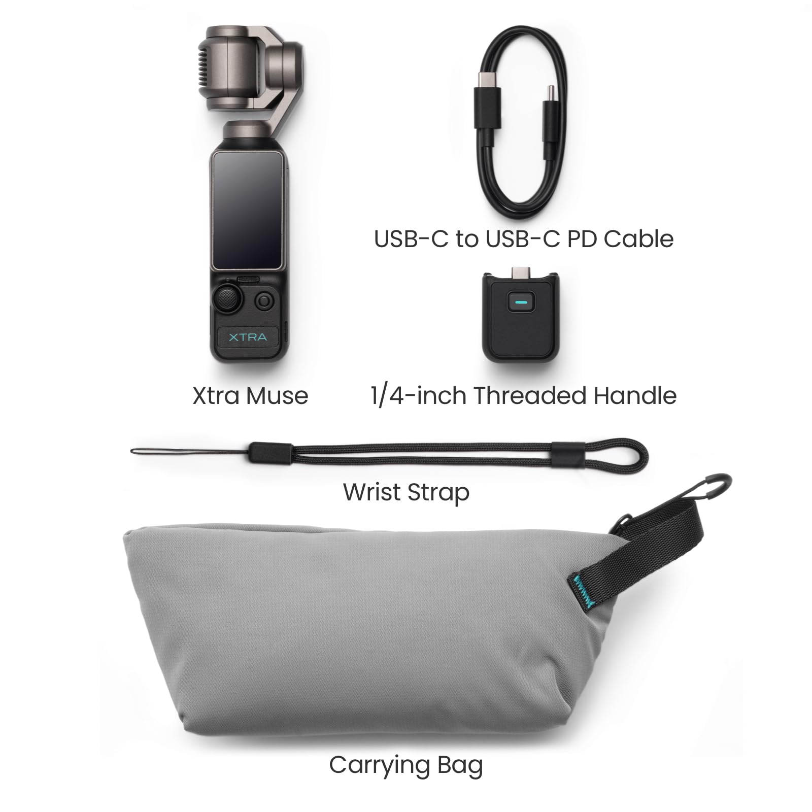 Xtra Muse, Vlogging Camera with 1'' CMOS & 4K/120fps Videos Xtra Muse, Vlogging Camera with 1'' CMOS & 4K/120fps Videos