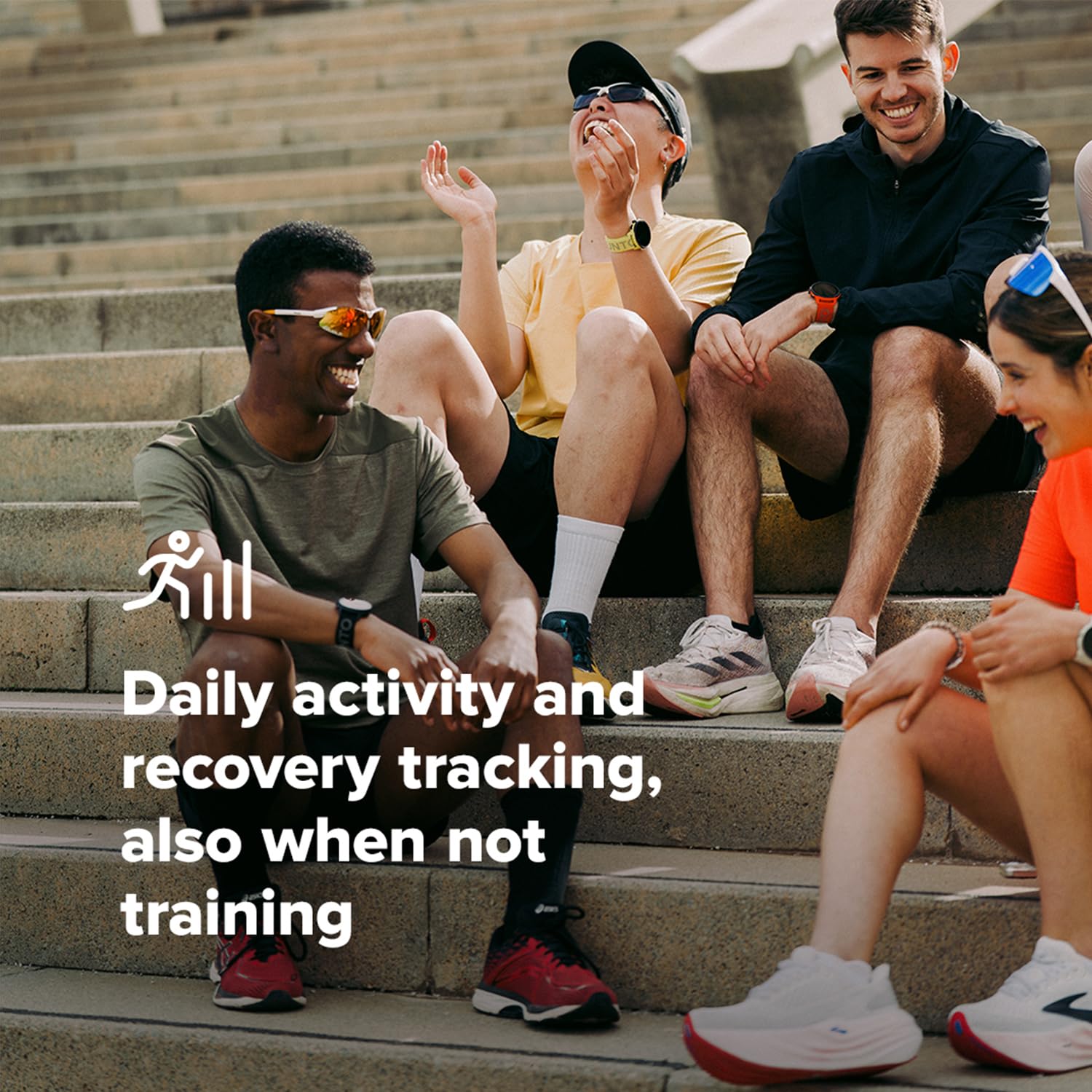 SUUNTO Run sports watch, 12-day battery life