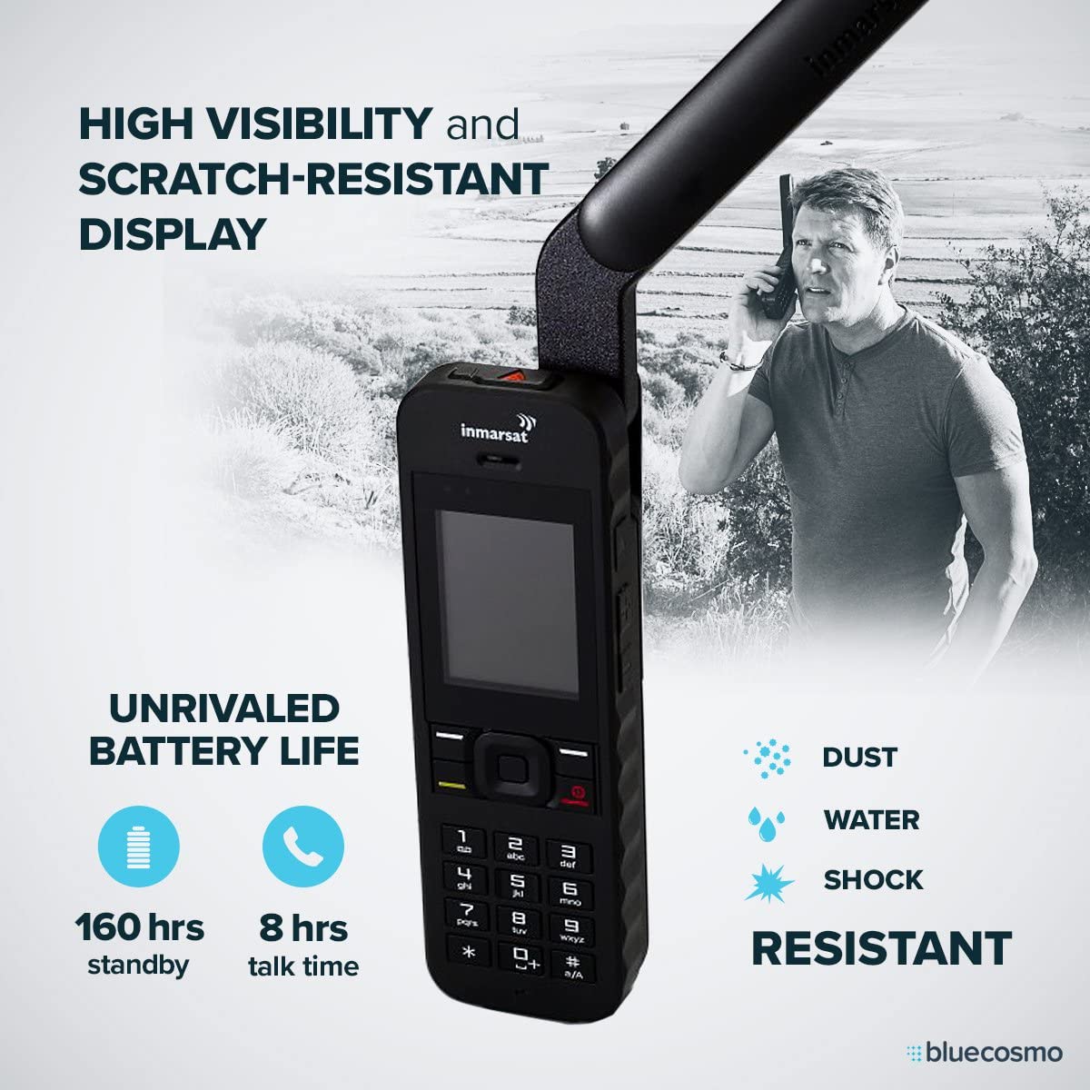 طقم هاتف الأقمار الصناعية IsatPhone 2.1 طقم هاتف الأقمار الصناعية IsatPhone 2.1