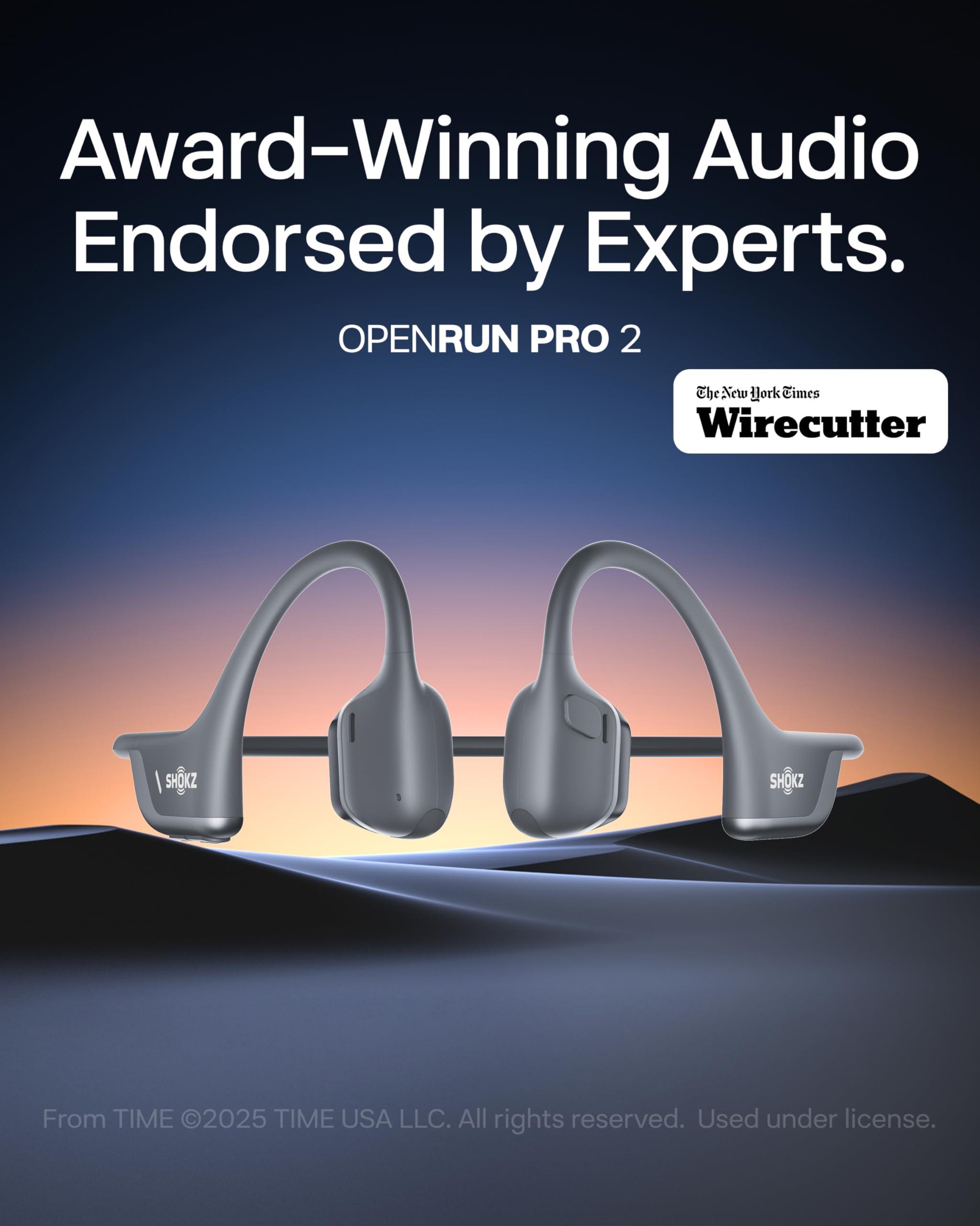 SHOKZ OpenRun Pro 2 - Bone Conduction Headphones SHOKZ OpenRun Pro 2 - Bone Conduction Headphones