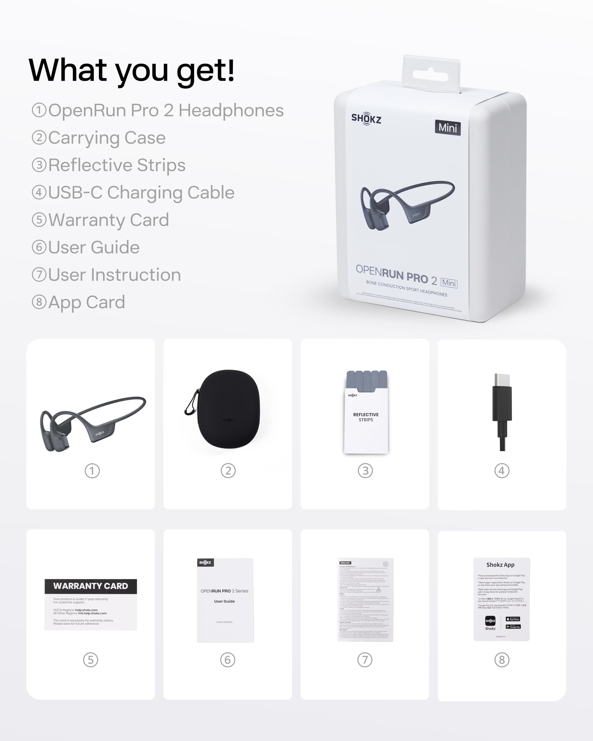 SHOKZ OpenRun Pro 2 - Bone Conduction Headphones SHOKZ OpenRun Pro 2 - Bone Conduction Headphones