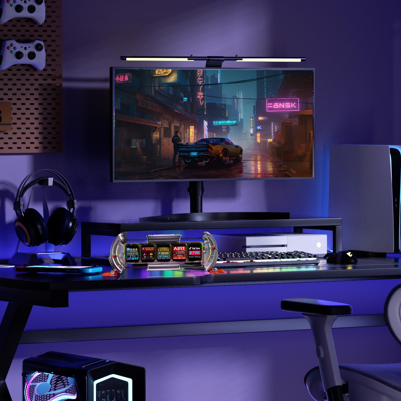 Divoom Cyberpunk Pixel Desktop Monitor