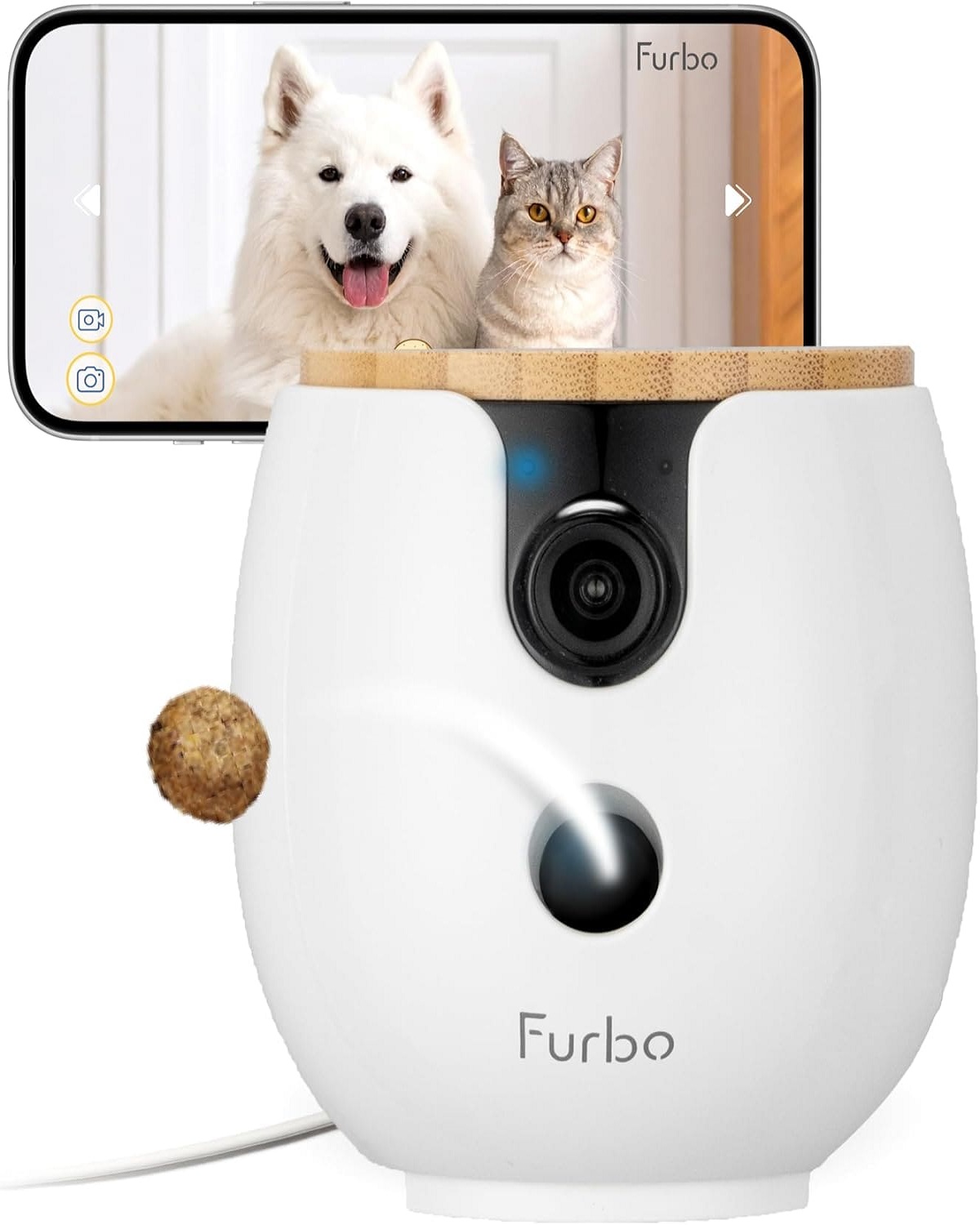 كاميرا الحيوانات الأليفة Petcube Bites 2 Lite، مع عضوية Furbo Nanny Premium المجانية لمدة 12 شهرًا كاميرا الحيوانات الأليفة Petcube Bites 2 Lite، مع عضوية Furbo Nanny Premium المجانية لمدة 12 شهرًا