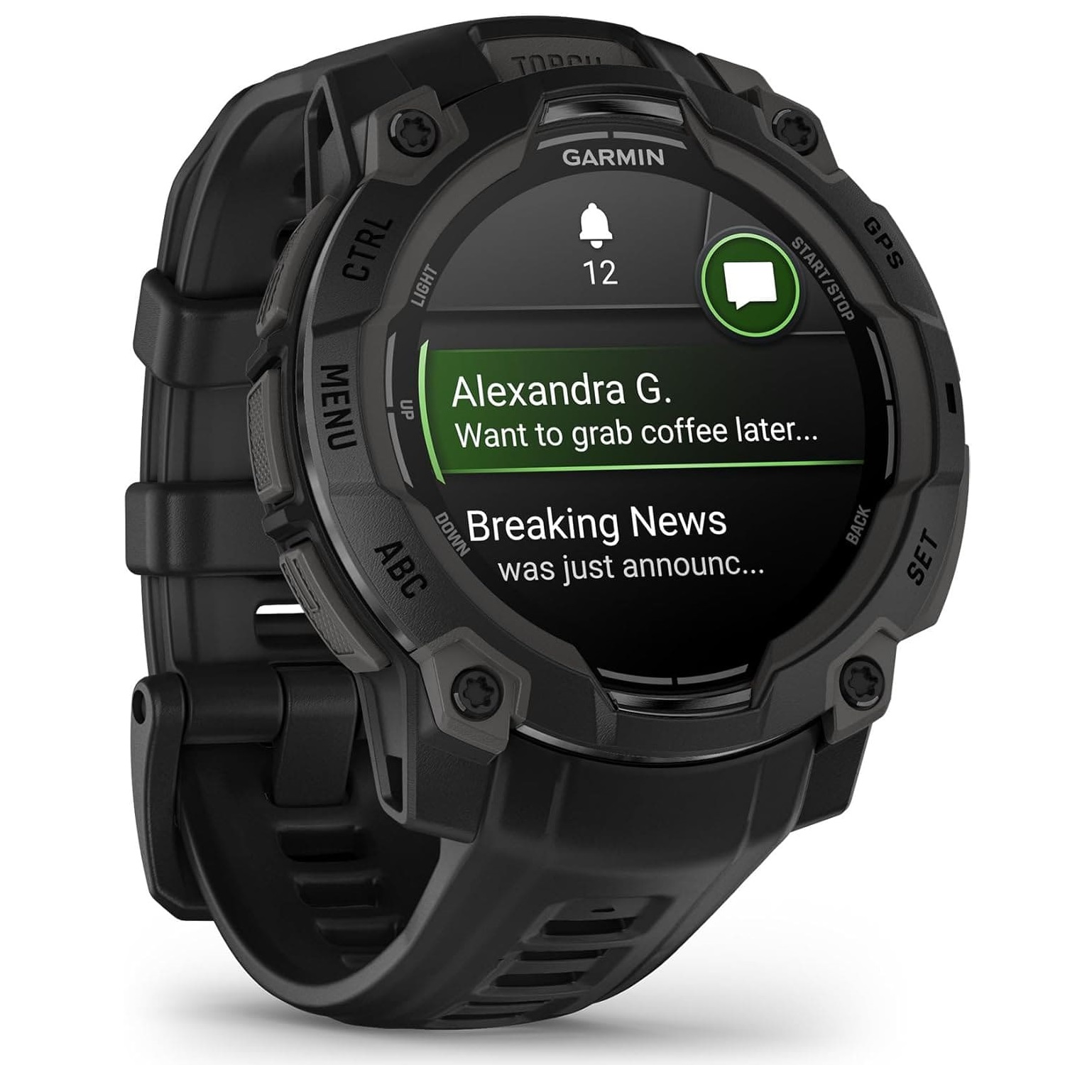 Garmin Instinct® 3 AMOLED, Rugged GPS Smartwatch