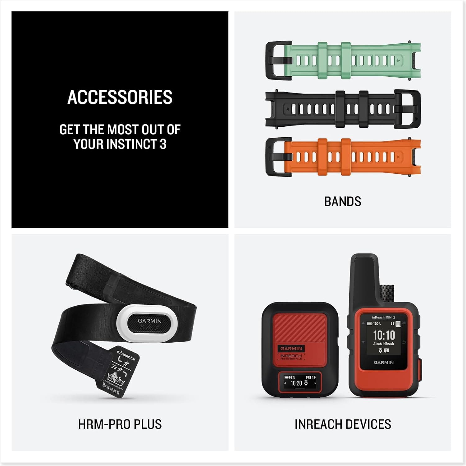 Garmin Instinct® 3 AMOLED, Rugged GPS Smartwatch