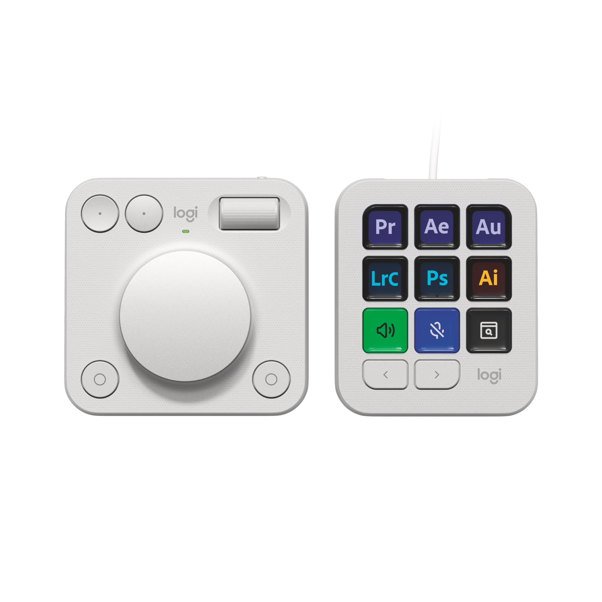 لوحة مفاتيح Logitech MX Creative Console ذات 9 أزرار قابلة للتخصيص لوحة مفاتيح Logitech MX Creative Console ذات 9 أزرار قابلة للتخصيص